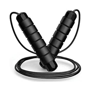 Imagem de Corda de Pular Profissional, Speed Rope com Rolamento, 3 Metros Ajustável, para Exercícios em Casa