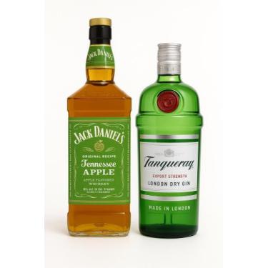 Imagem de Whisky Jack Daniels Apple 1 Litro e Gin Tanqueray 750ml - Whisky Gin