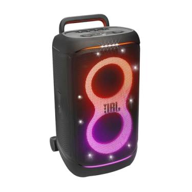 Imagem de JBL PartyBox 520 - Altifalante portátil para festa alimentada por bateria com reforço de som AI, até 15 horas de tempo de reprodução, à prova de salpicos IPX4, conexão multiradiador por