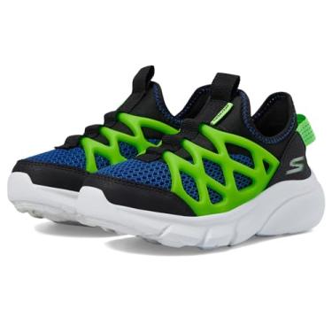Imagem de Skechers Tênis Skech Faster para meninos, Preto/Azul/Limão, 1 Little Kid