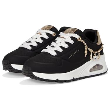 Imagem de Skechers Tênis feminino Uno Gen1 310343l (criança pequena), Preto/dourado, 19