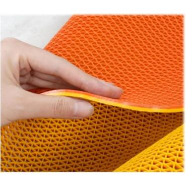Imagem de Esteira Antiderrapante Ao Ar Livre, Esteira De Borracha Resistente Para área Molhada Cortada Para Tamanho Esteira De Entrada De Piscina Em Forma De S Comercial Para Banheiros, Pi, Orange and yellow