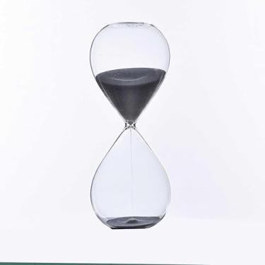 Imagem de Temporizador De Ampulheta, Temporizador De Ovo, Temporizador De Cozinha De Relógio De Areia, Temporizadores De Areia Colorida, Ampulheta De Vidro, Temporizador De Relógio De A, Black, 15 min