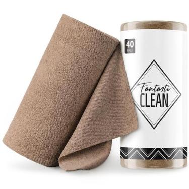 Imagem de Rolo de pano de limpeza Fantasticlean Microfiber, pacote de 40 x 30 cm