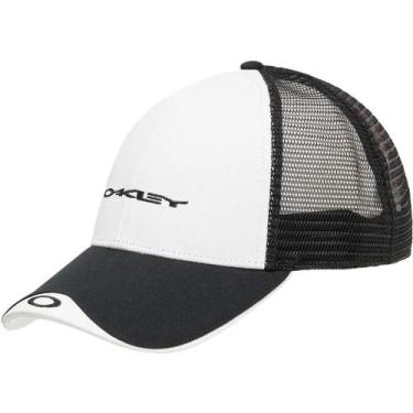 Imagem de Boné Oakley Aba Curva Classic Trucker SM26 White/Black, Único, Branco