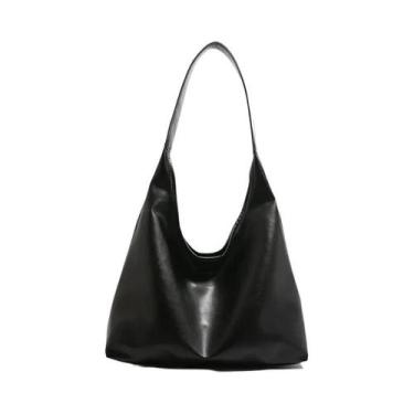 Imagem de Bolsa Tote Feminina De Grande Capacidade Em Couro Macio Estilo Coreano