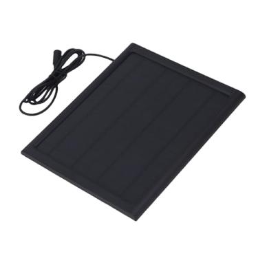 Imagem de Garosa Carregador de Painel Solar 6W 16V, Mantenedor de Bateria Solar Portátil Com Carregamento Rápido Inteligente e Alta Taxa de Conversão, para Carro, Motocicleta, Barco, Trailer,