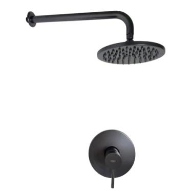 Imagem de MAC Metais Vintage, Chuveiro Ducha Vintage Preto com Registro Monocomando