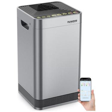 Imagem de Purificador de Ar OxyPure, Até 93m, 110v, NUWAVE, Cinza