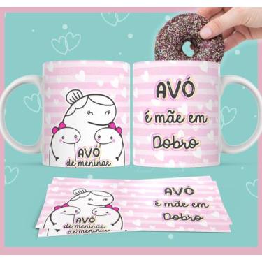 Imagem de Caneca avó é mãe em dobro - FF personalizados