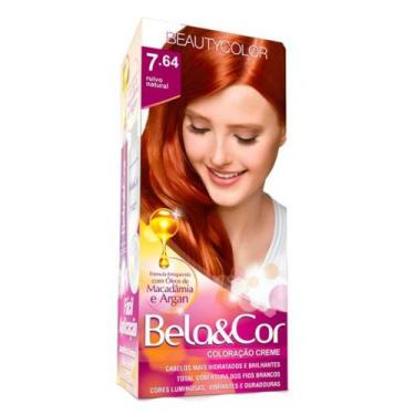 Imagem de Tintura Bela&Cor Ruivo Natural 7.64 - Bela e Cor