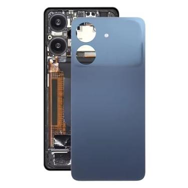 Imagem de Capa traseira para Xiaomi Poco C65, peças sobressalentes, capa traseira, bateria, capa de porta (azul)