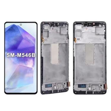 Imagem de Substituição de montagem de digitalizador de tela sensível ao toque para Samsung M54 SM-M546B SM-M546B/DS de 16,7 cm