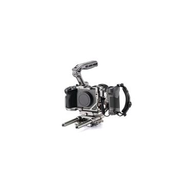 Imagem de Tilta Kit Pro de gaiola de câmera compatível com Sony FX2 - cinza titânio | Inclui placa inferior ARCA, placa de base LWS de 15 mm, alça superior Xeno e alça de força | NATO, sapata fria, 1/10.2 cm-20