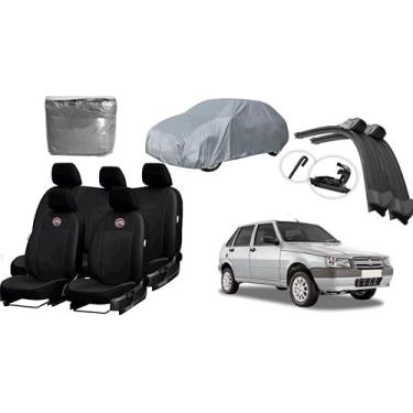 Imagem de Capa de couro +Capa de cobrir + Limpador de para - brisa -Fiat uno 00-12
