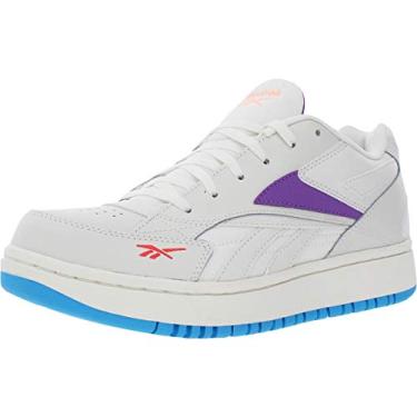 Imagem de Reebok Tênis feminino Court Double Mix, Giz/Azul-marinho/brilho do sol, 8.5