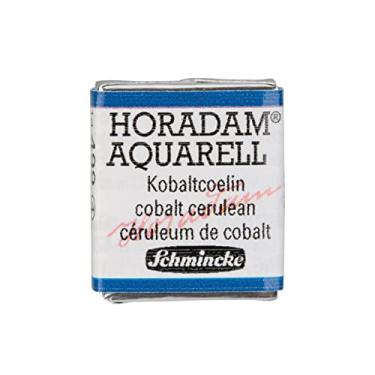 Imagem de Schmincke - HORADAM AQUARELL - melhores tintas para aquarela de artistas, 499 Cobalt Cerulean, 14 499 044, 1/2 panela