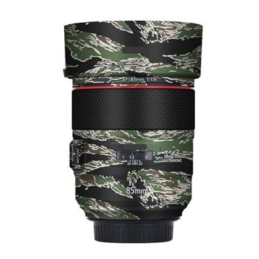 Imagem de Adesivo protetor para câmera EF 85 1,4 L Película de vinil para Canon EF 85 mm F1.4 L Acessórios de revestimento protetor (Camuflagem com listras de ígre)