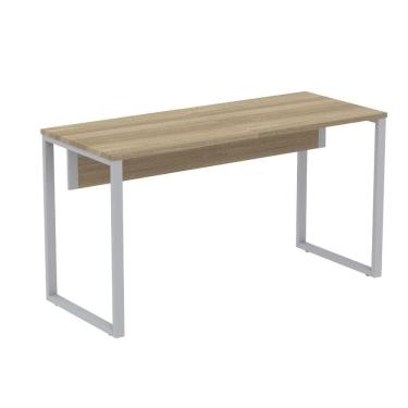 Imagem de Mesa Escritório P25 Tub Pandin 170 Cm Largura X 70 Cm Profundidade Tampo Mdp Noce Pé Aço Tubular Cinza