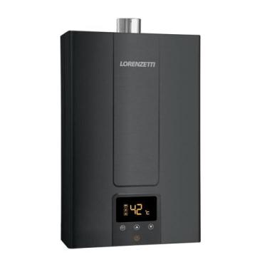 Imagem de Aquecedor De Água A Gás Lorenzetti 15 Litros LZ 1600DE BK Preto Bivolt