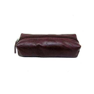 Imagem de Estojo de Couro Ollye – Pinhão-Unissex