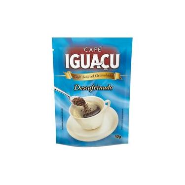 Imagem de Café Solúvel Iguaçu Granulado Decaf Refil 40g