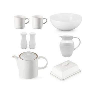 Imagem de KIT LE CREUSET 7 PEÇAS EM CERÂMICA PREMIUM BRANCO