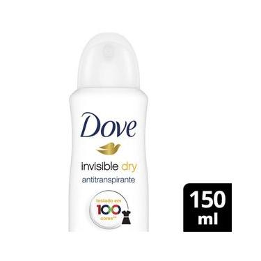 Imagem de Desodorante Antitranspirante Aerossol Dove Invisible Dry 150ml