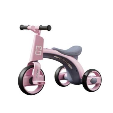 Imagem de Bicicleta de Equilíbrio com Pedal Infantil Aro 12 - AJATO STORE, Rosa