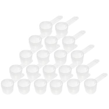 Imagem de Colher de fundo redondo de embalagem de medição de plástico de 15 ml (= 15 cc/= 3 colheres de chá/ = 1,01 colher de sopa/ = 15 ml) - para medir e distribuir especiarias, grânulos, pós, para embalagem