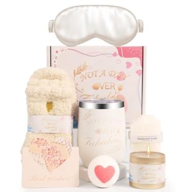 Imagem de TOPPTIK Cestas De Presentes Aniversário Para Mulheres, Conjunto Spa Relaxante, Pacote Cuidados, Caixa Melhoras, Mãe, Irmã, Esposa, Filha, Amiga, Ideia O Dia Das Mães, Natal