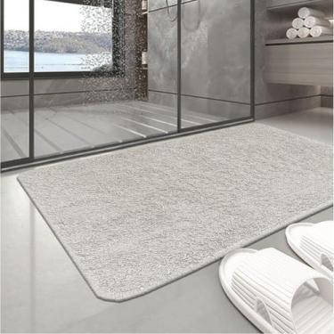 Imagem de 1 Tapete Banheiro Eco Algodão Reciclado Pode Lavar a Máquina Oa Hig Cr