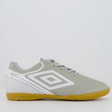 Imagem de Chuteira Umbro Adamant Top Speed Futsal Juvenil Cinza-Masculino