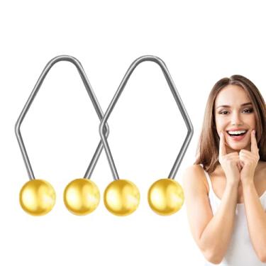 Imagem de Exercitador de bochecha - Exercitador de músculos faciais para um sorriso - Produtos de beleza facial para sorriso para estudar, trabalhar, ler, digitar, dormir