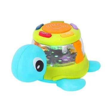 Imagem de Brinquedo Musical Tartaruga Caranguejo Para Crianças, Tambor De Aprend