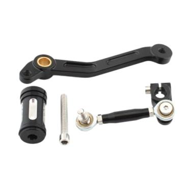 Imagem de kowaku Alavanca de câmbio, pedal de freio e alavanca de câmbio para motocicleta 1985-2007, Preto