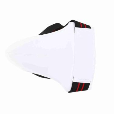 Imagem de Generic Protetor de Virilha Masculino Taekwondo, Protetor de Virilha Com Absorção de Choque para Treinamento de Boxe karatê Sanda Branco Xl Eva + Pu (L)
