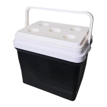 Imagem de Caixa Térmica 22L Cooler Isolante, Porta Copos, Conserva Gelada para Viagem Praia Piscina Famílias