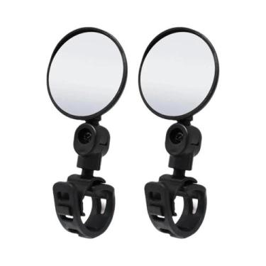 Imagem de Espelho Retrovisor Ajustável 360 Graus Para Bicicleta 2PCS Espelhos Un
