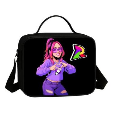 Imagem de Lancheira Termica Escolar Infantil Estampa Youtubers Os Rosa - Use Thu
