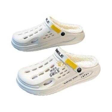 Imagem de Chinelos De Inverno Masculinos Quentes E Peludos, Confortáveis Para Us