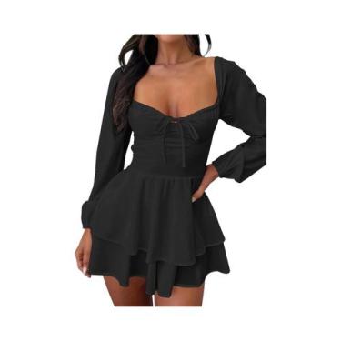 Imagem de Vestido De Festa Sexy E Elegante Com Decote Em V, Costas Descobertas, 