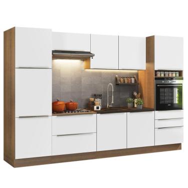 Imagem de Cozinha Completa Lux Com Armário E Balcão 9 Portas 5 Gavetas