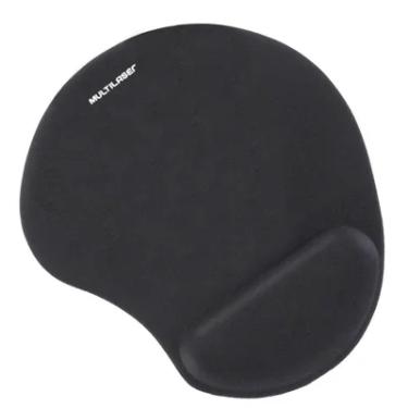 Imagem de Mouse Pad Multilaser Ac024, Ergonômico, Com Apoio De Pulso Em Gel, Preto