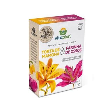 Imagem de Fertilizante Torta Mamona/Farinha Ossos 1Kg - VITAPLAN