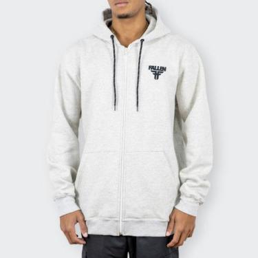 Imagem de Moletom Fallen Aberto com Capuz Logo Off White - Fallen Skate, M