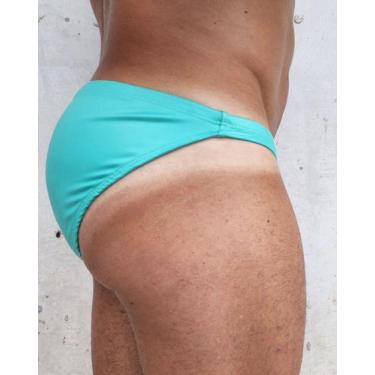 Imagem de Sunga tanga cavada  Ilhós Frente 2 Cm De Lateral - AA COLLECTION, Verd