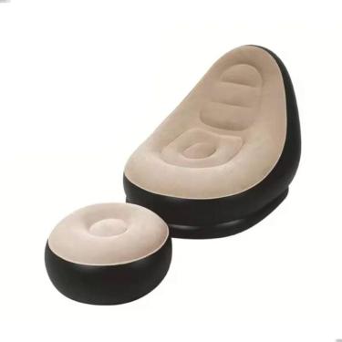 Imagem de Conjunto de Poltrona e Puff Inflável - N248838-8 - Quanhe