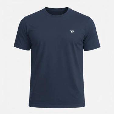 Imagem de Camiseta Masculina Voker 100 Algodão Premium Corte Slim Toque Macio e 