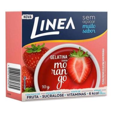 Imagem de Gelatina Zero de Morango Linea 10g